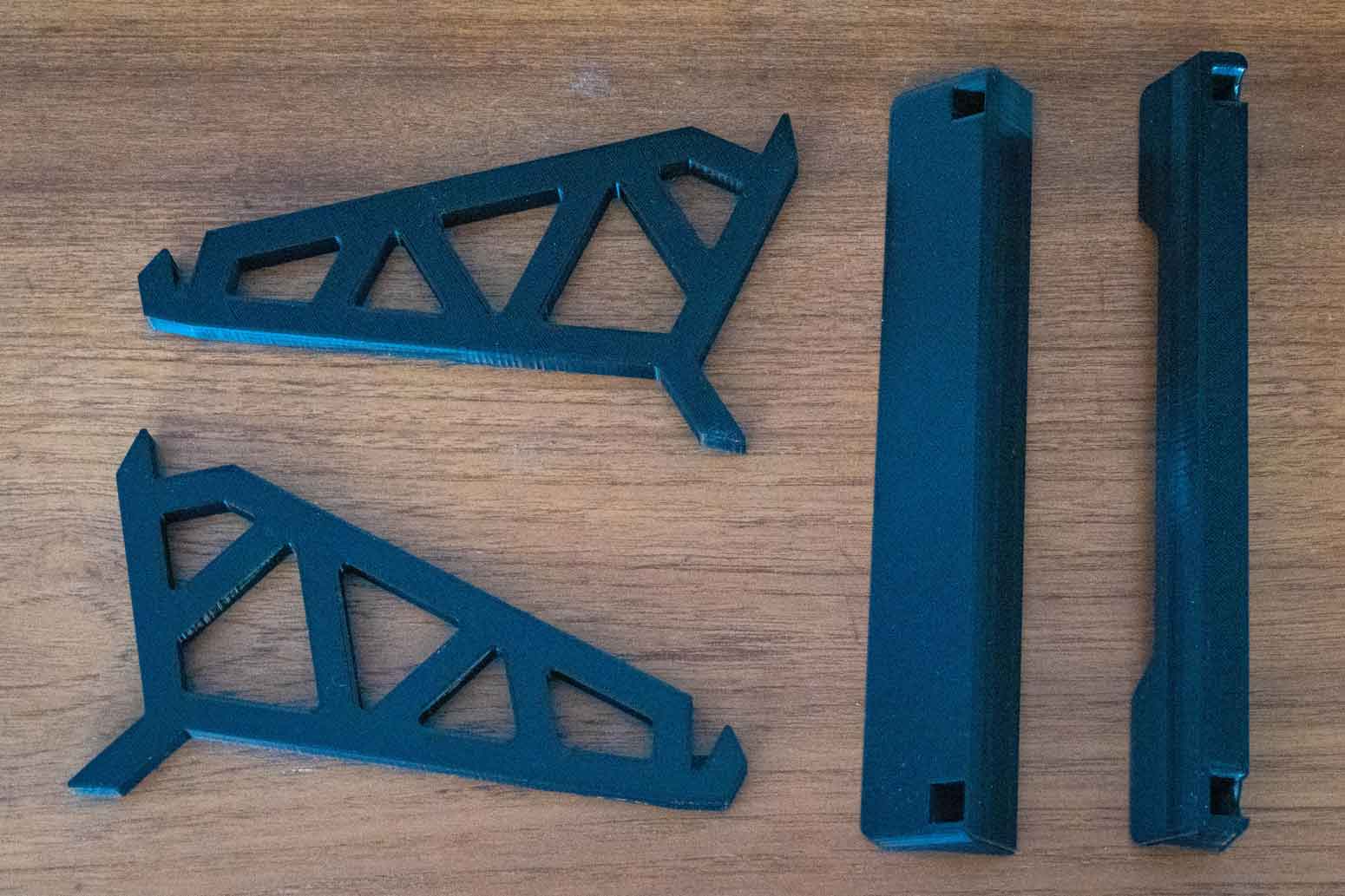 laptop stand in pieces